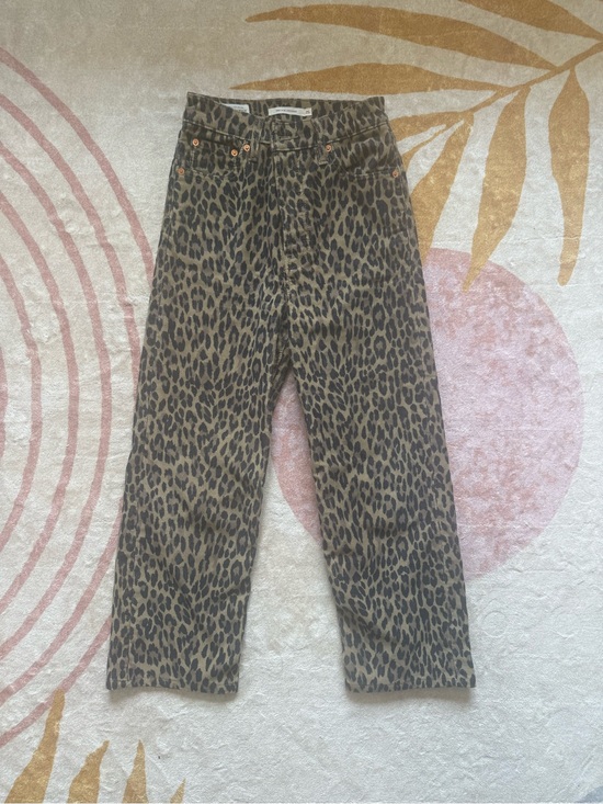 Levi's Pants - Levi Leopard Rib Cage Corduroy Pants - Brown/Black - Sz 25